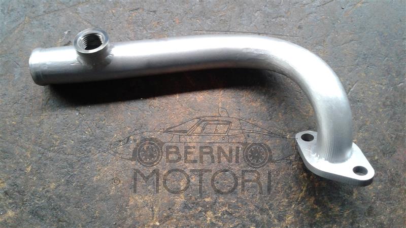 Water outlet pipe from head. For 1000 Bialbero with horizontal Weber 40DCOE carburettors.